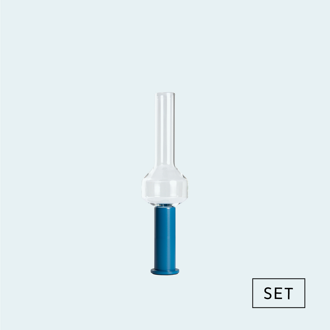 Candlestick and vase bulbous | ZW.02 + ZW.10.01 