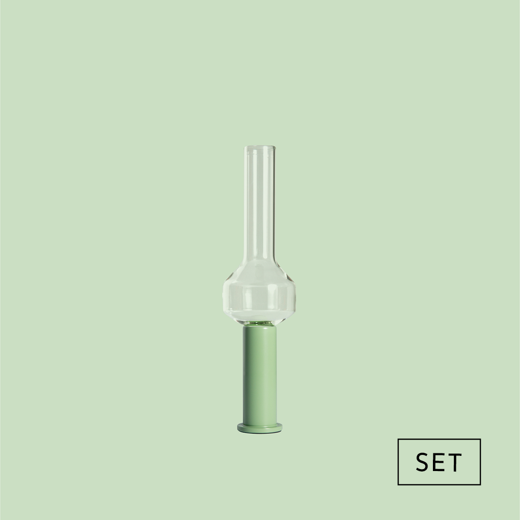 Candlestick and vase bulbous | ZW.02 + ZW.10.01 