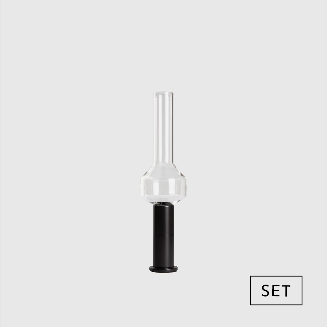 Candlestick and vase bulbous | ZW.02 + ZW.10.01 