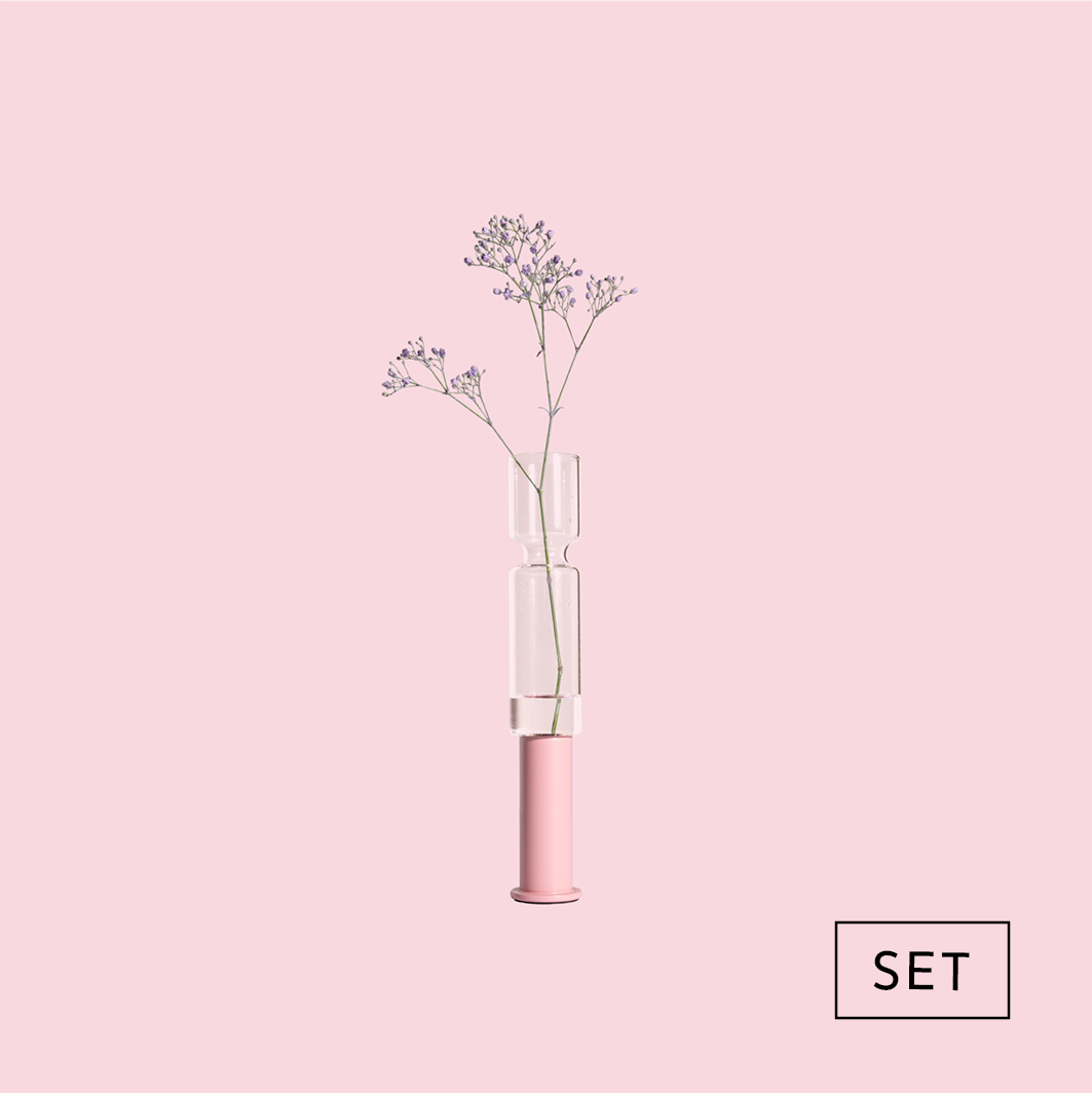 Candlestick and vase straight | ZW.02 + ZW.10.02