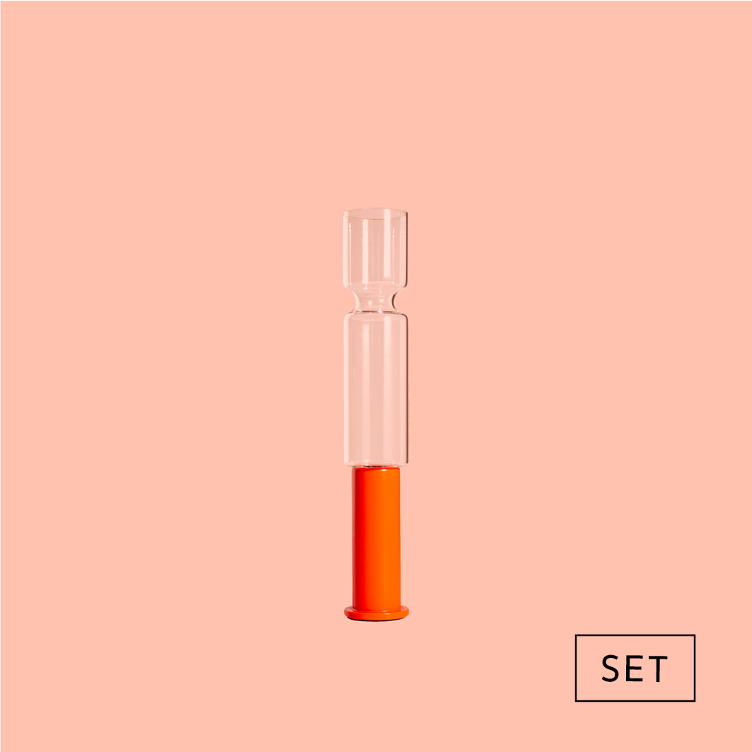 Candlestick and vase straight | ZW.02 + ZW.10.02